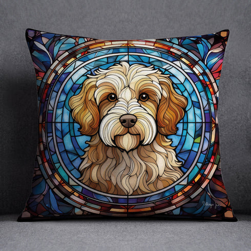 Cavapoo Suncatcher Design Cushion